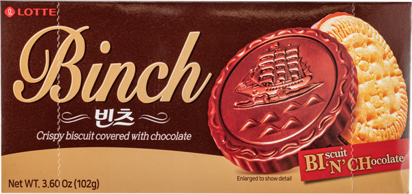 Изображение Печенье в шоколаде Бинч Лотте кор, 102 г