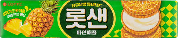 Изображение Печенье сэндвич Лотте ананас Лотте кор, 105 г