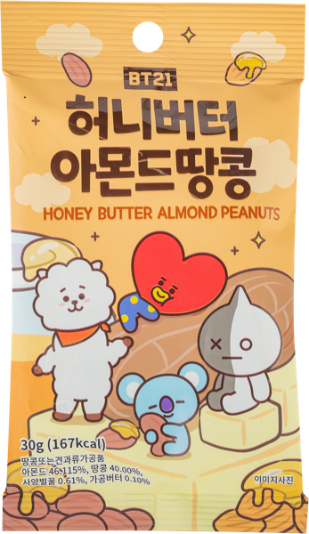 Изображение Коктейль миндаль арахис Иколорс мед сливочное масло Гвелл м/у, 30 г