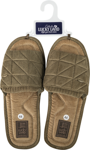 Изображение Тапочки мужские домашние Лакки Лэнд 4075M-CH-O в ассортименте Степ-Трейд , 1 пара