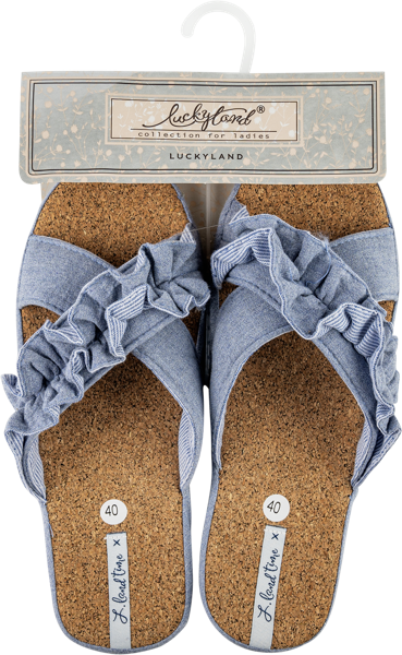 Изображение Тапочки женские домашние Лакки Лэнд 3411W-AO-S в ассортименте Степ-Трейд , 1 пара