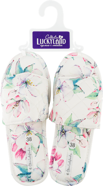 Изображение Тапочки женские домашние Лакки Лэнд 3936W-CH-O в ассортименте Степ-Трейд , 1 пара