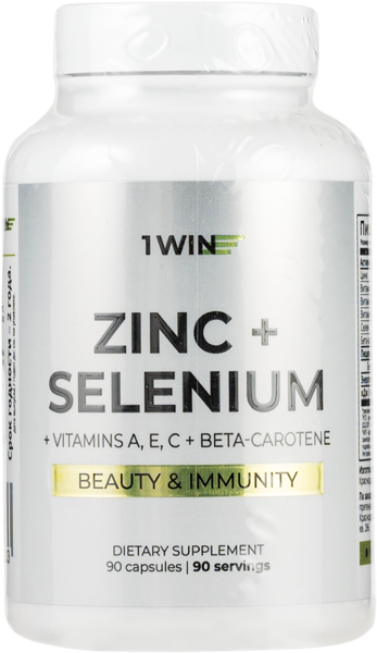 Изображение Комплекс витаминный 1ВИН цинк селен Винлаб Нутришин п/б, 90 шт