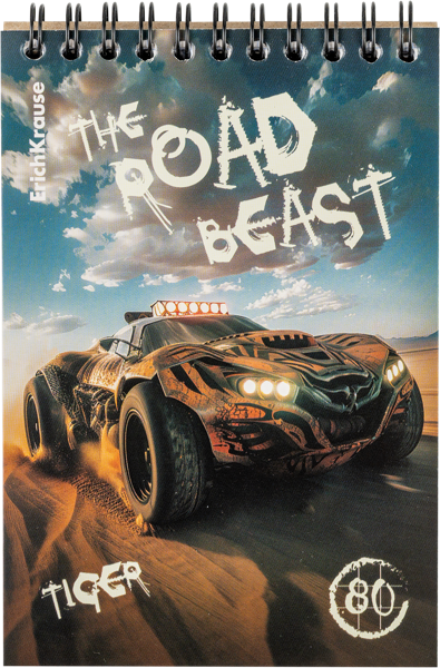 Изображение Блокнот 80л клетка Эрих Краузе а6 роад бист Эрих Краузе , 1 шт