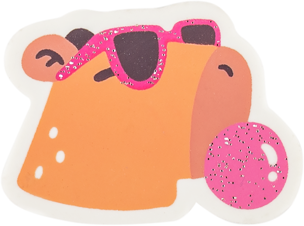 Изображение Ластик цветной Эрих Краузе кэпибарбара Эрих Краузе , 1 шт