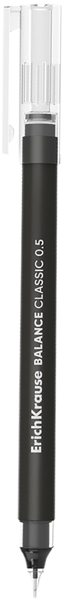 Изображение Ручка 0,5мм черная роллер Эрих Краузе баланс стик классик Эрих Краузе , 1 шт