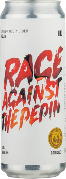 Изображение Сидр яблочный п/сух 6,0% Ребел Эппл Рейдж Эгейнст Зе Пепин Ребел Эппл ж/б, 0,45 л