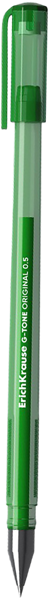 Изображение Ручка 0,5мм зеленая гелевая Эрих Краузе джи тон стик Эрих Краузе , 1 шт