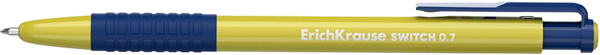 Изображение Ручка 0,7мм синяя шариковая Эрих Краузе свитч матик грип Эрих Краузе , 1 шт