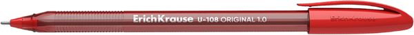 Изображение Ручка 1мм красная шариковая Эрих Краузе u-108 стик ориджинал Эрих Краузе , 1 шт