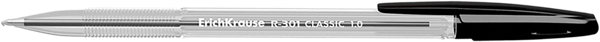 Изображение Ручка 1мм черная шариковая Эрих Краузе R-301 стик ориджинал Эрих Краузе , 1 шт