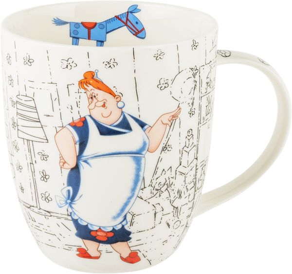 Изображение Кружка 420мл фарфор Союзмультфильм фрекен бок Хуасин Сирэмик к/у, 1 шт