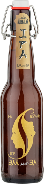 Изображение Пиво светлое Эль 6,5% Афанасий Эм Энд Эл Афанасий с/б, 0,33 л