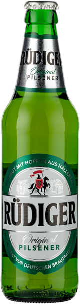 Изображение Пиво светлое Лагер 4,5% Рюдигер Ориджинал пильзнер Балтика с/б, 0,45 л