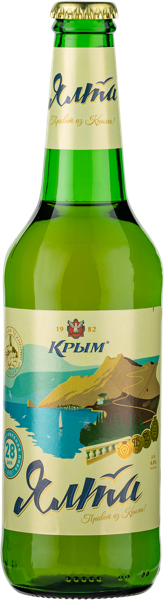 Изображение Пиво светлое Лагер 4,4% Крым Ялта ПБК Крым с/б, 0,45 л