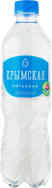Изображение Вода негаз pH 7,4 Крымская питьевая ПБК Крым п/б, 0,5 л