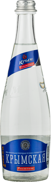 Изображение Мин вода газ pH 7,4 Крымская лечебно-столовая ПБК Крым с/б, 0,5 л