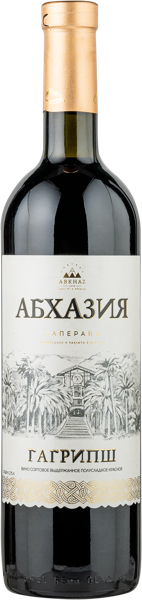 Изображение Вино красное п/сл Саперави Абхазия Гагрипш Шато Абхаз с/б, 0,75 л