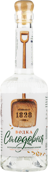 Изображение Водка 40% спирт альфа Солодовня Саранский ЛВЗ с/б, 0,5 л