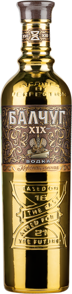 Изображение Водка 40% спирт альфа Балчуг 19 век Саранский ЛВЗ с/б, 0,5 л