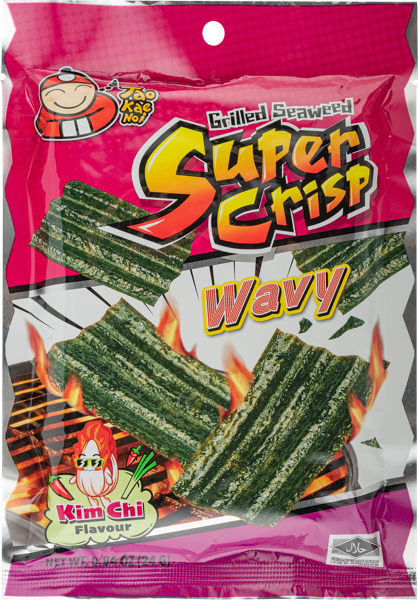 Изображение Чипсы из нори Таокаеной СуперХруст с кимчи Таокаеной м/у, 24 г