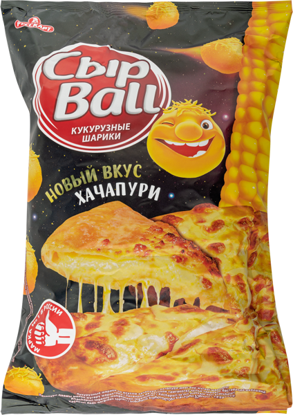 Изображение Кукурузные шарики Сырбол хачапури Русскарт м/у, 140 г