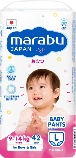 Изображение Трусики L 9-14 кг Марабу Тяньцзяо Леди м/у, 42 шт