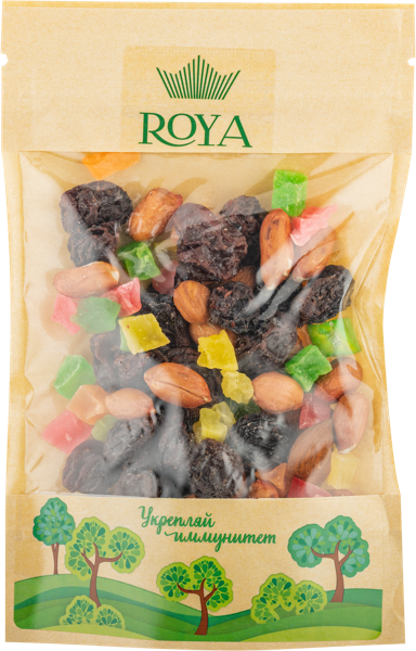 Изображение Ассорти орехи сухофрукты Роя микс орехи изюм Роя м/у, 130 г