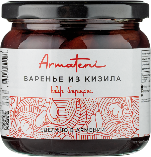Изображение Варенье из кизила Арматени Арматени с/б, 470 г