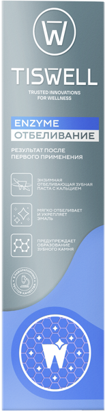 Изображение Зубная паста отбеливающая Тисвелл энзимная Арнест ЮниРусь ООО к/у, 110 мл