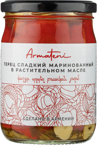 Изображение Перец в масле Арматени красный Арматени с/б, 500 г