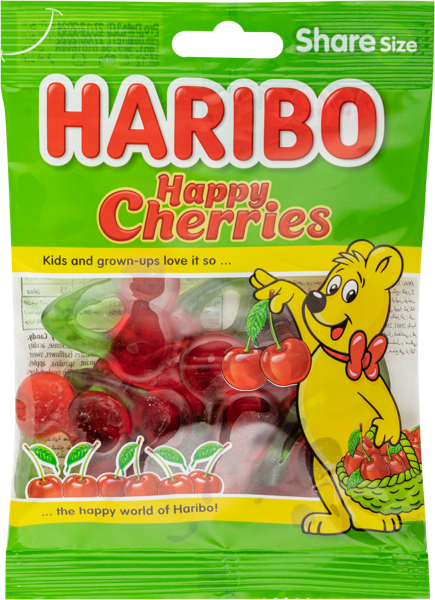 Изображение Мармелад жевательный Харибо счастливая вишня Харибо м/у, 80 г