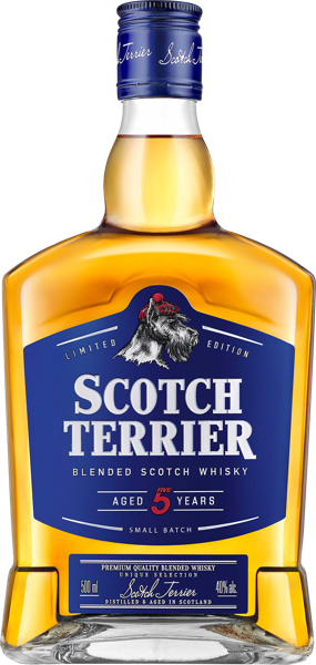 Изображение Виски купажированный Скотч Террьер 5 лет Альянс 1892 ВКЗ с/б, 0,5 л