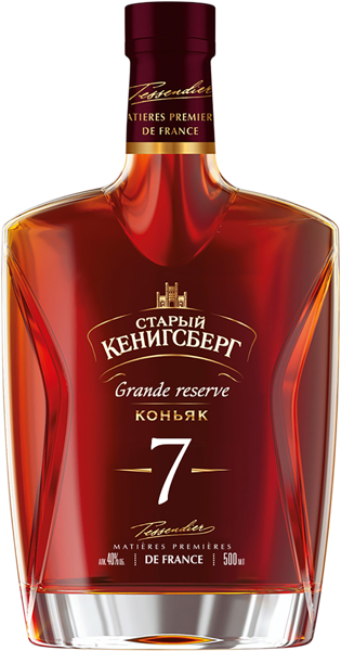 Изображение Коньяк 7 лет 40% Старый Кенигсберг гранд резерв Альянс 1892 ВКЗ с/б, 0,5 л