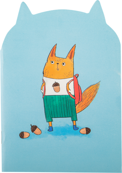 Изображение Блокнот 32л линия Феникс+ белочка Феникс+ п/у, 1 шт