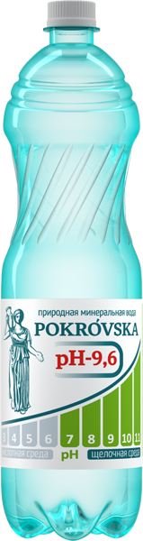 Изображение Вода негаз рН 9,6 Покровская природная ИП Колесников п/б, 1,25 л