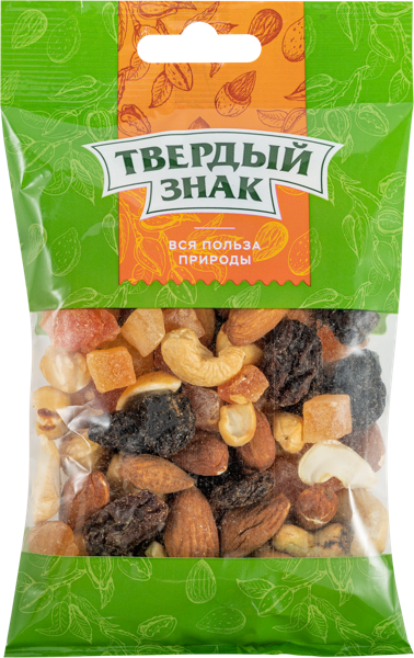 Изображение Коктейль жареный Твердый знак орехи папайя Орехпром м/у, 90 г