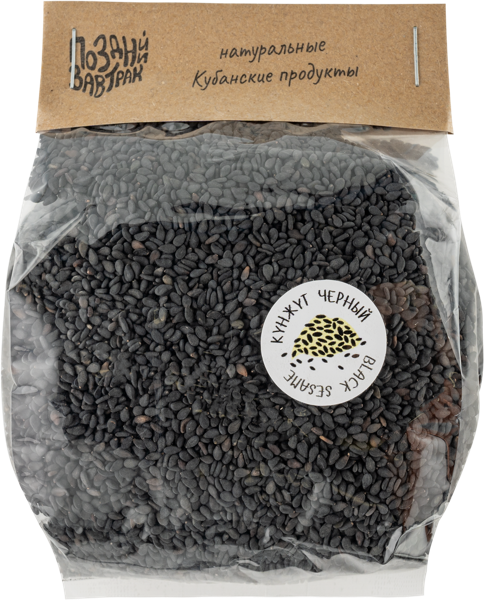 Изображение Семена черный Поздний завтрак кунжут Поздний завтрак лайф п/у, 250 г