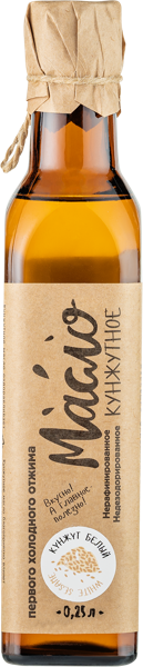 Изображение Масло кунжутное Поздний завтрак нераф холодного отжима Поздний завтрак лайф с/б, 250 мл