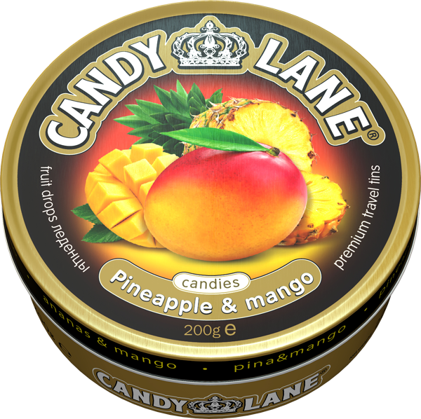 Изображение Карамель Кэнди Лейн ананас и манго Сладкая сказка ж/б, 200 г