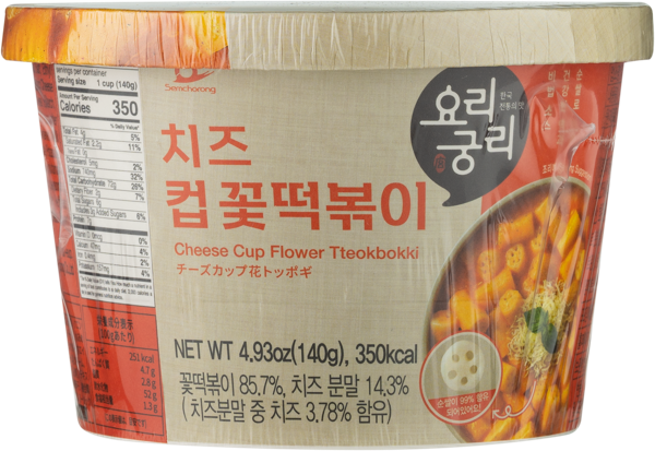 Изображение Токпокки рисовые Йоригунгри сыр Семчоронг п/у, 140 г