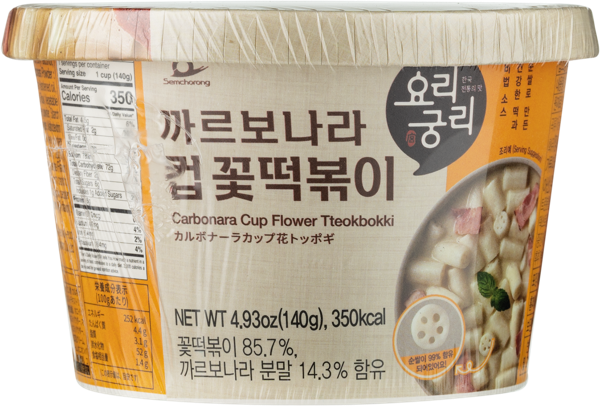Изображение Токпокки рисовые Йоригунгри карбонара Семчоронг п/у, 140 г