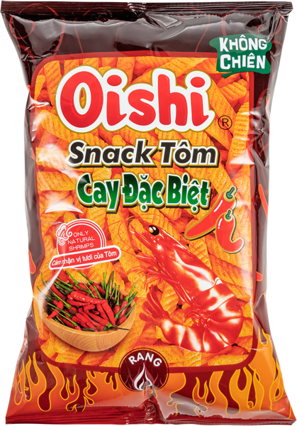 Изображение Чипсы пшеничные Оиси креветка острые Ливейвел п/у, 68 г