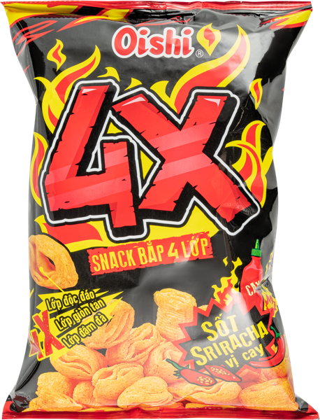 Изображение Чипсы кукурузные Оиси острый соус Шрирача Ливейнвел п/у, 68 г