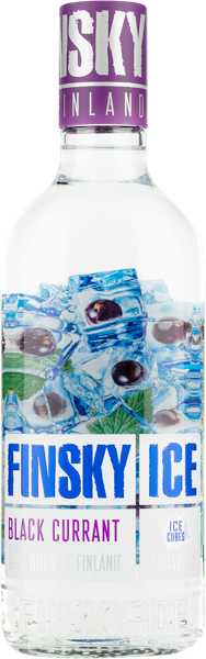 Изображение Настойка горькая Спирт Люкс 35% Финский Лед черная смородина Эльбрус Спиритс с/б, 0,5 л