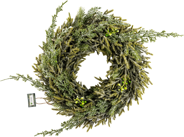 Изображение Венок 42см рождественский Табрис создавай атмосферу ягоды ледяной Кристмас Квин , 1 шт