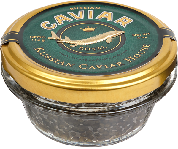 Изображение Икра зернистая осетровая Русский икорный дом роял Диана РТФ с/б, 113 г