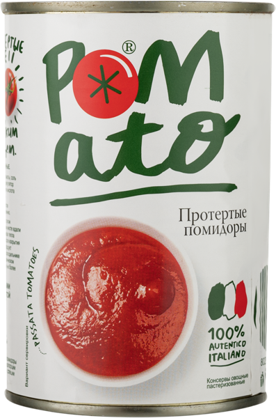 Изображение Томаты протертые Помато Корекс ж/б, 400 г