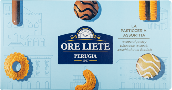 Изображение Печенье в шоколаде Оре Лиете из Умбрии ассорти Тедеско кор, 300 г