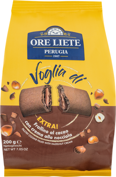 Изображение Печенье с начинкой Оре Лиете из Умбрии с ореховым кремом Тедеско м/у, 200 г